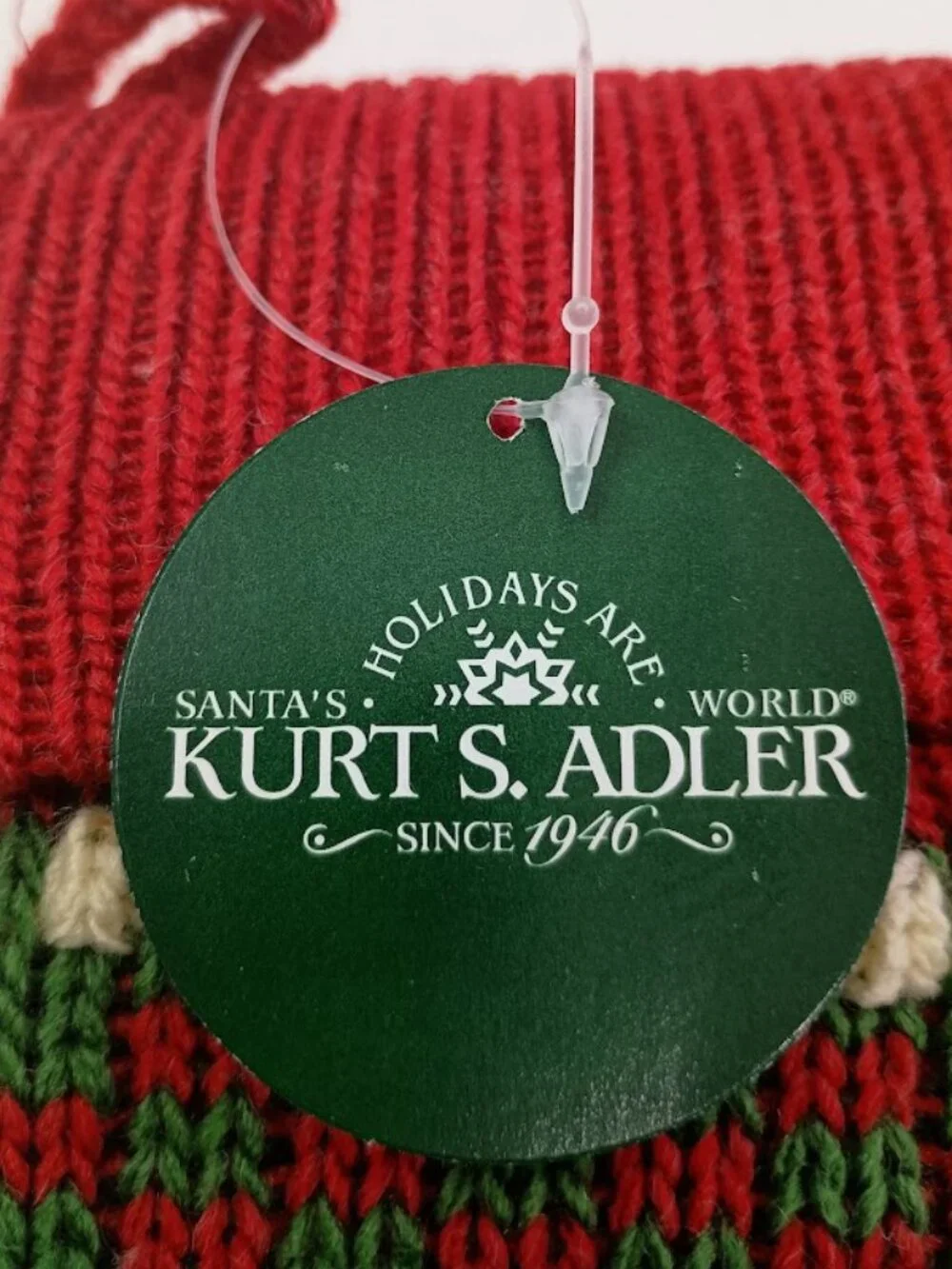 Kurt S. Alder Christmas Knit Stockings - Set of 2